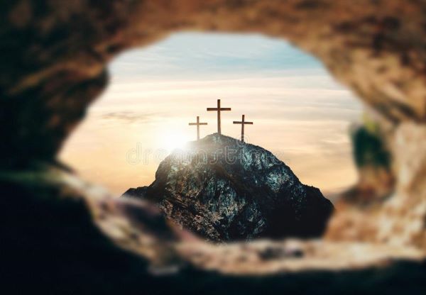 Cross of suffering and life