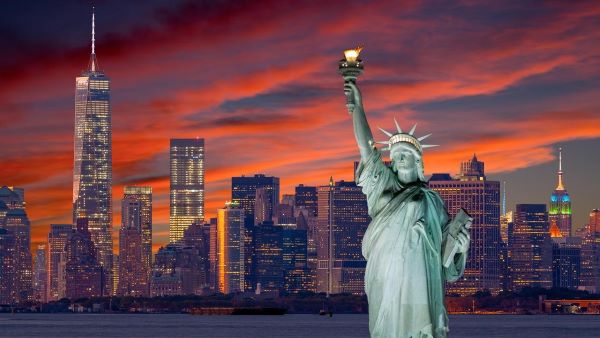 zzzzzx-kingdom of heaven is like yeast that a woman took and mixed-statue of liberty